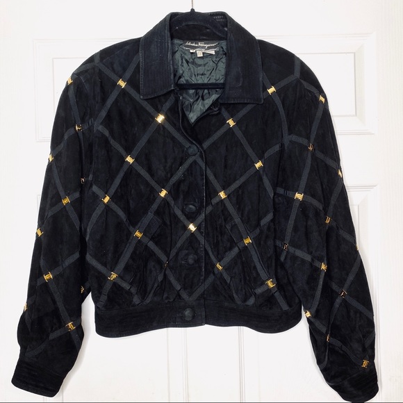 Salvatore Ferragamo Jackets & Blazers - Salvatore Ferragamo | Vintage Suede Jacket